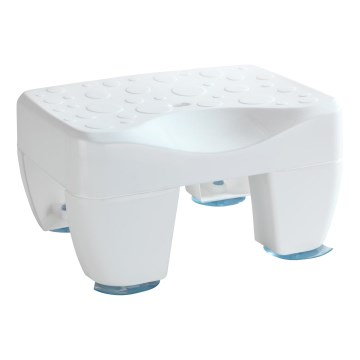 WENKO 73361100-vonios kėdutė SECURA 40x31 cm balta/skaidri