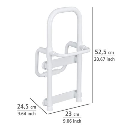 WENKO 8110100-pagalbinė rankena SECURA 23x52 cm balta