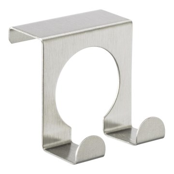 WENKO 8411100 - Kabliukas 5x5 cm, nerūdijančio plieno / sidabrinės spalvos