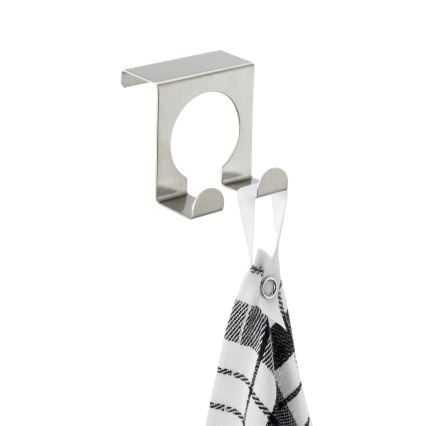 WENKO 8411100 - Kabliukas 5x5 cm, nerūdijančio plieno / sidabrinės spalvos