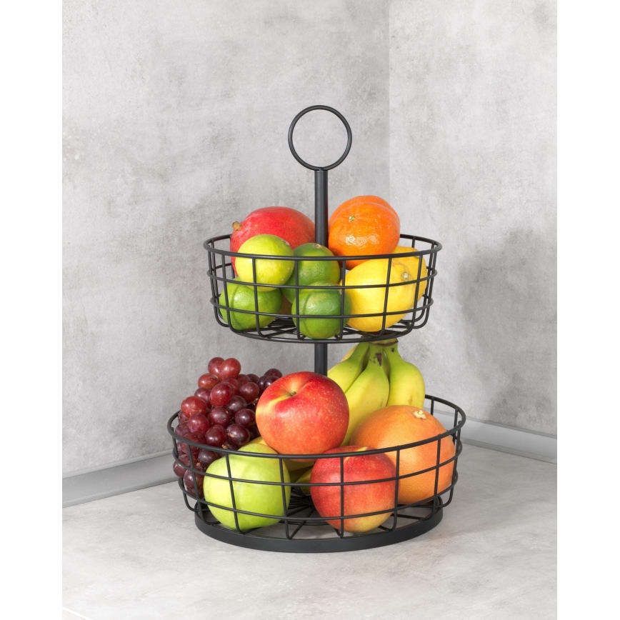 WENKO 88740800 - LOFT krepšys 28x39 cm juodas