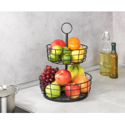 WENKO 88740800 - LOFT krepšys 28x39 cm juodas