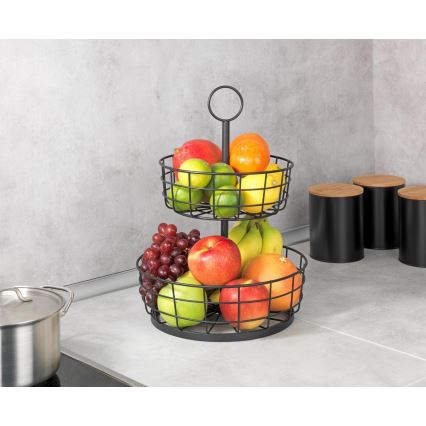 WENKO 88740800 - LOFT krepšys 28x39 cm juodas