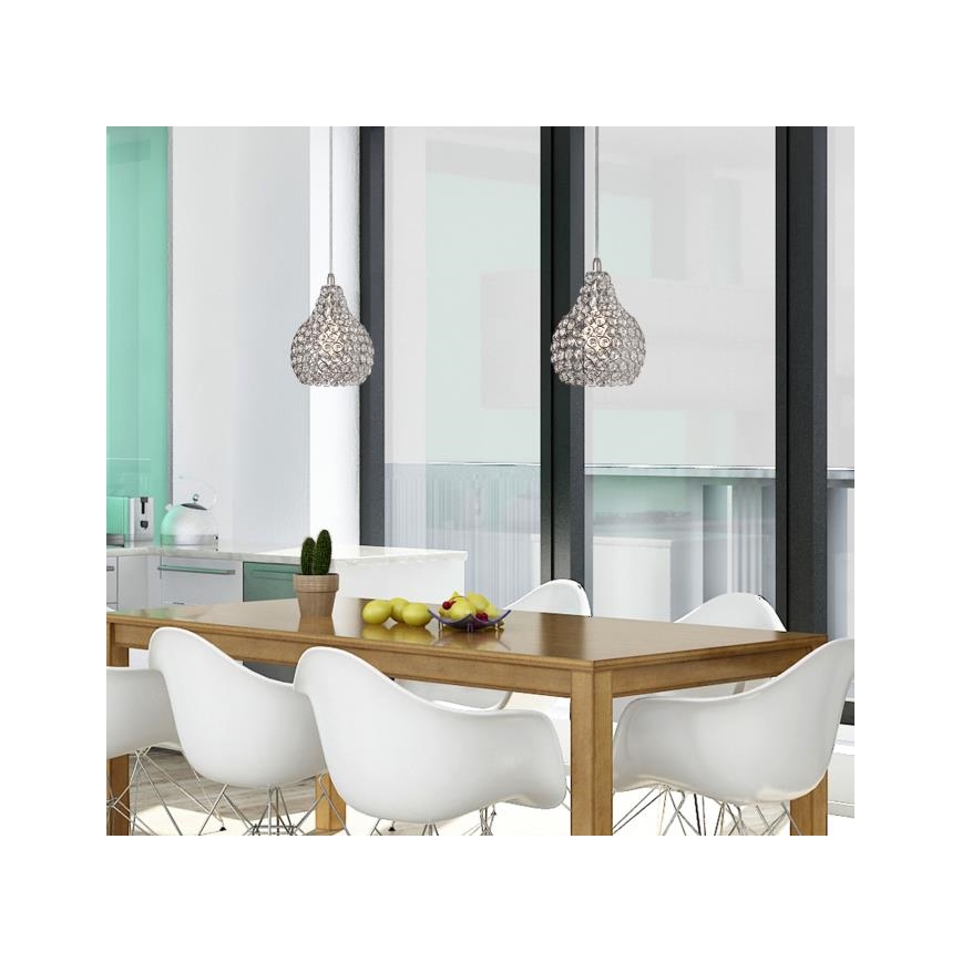 Westinghouse 6103740 - Pakabinamas šviestuvas ant laido KELCIE 1xE27/60W/230V skersmuo 18 cm
