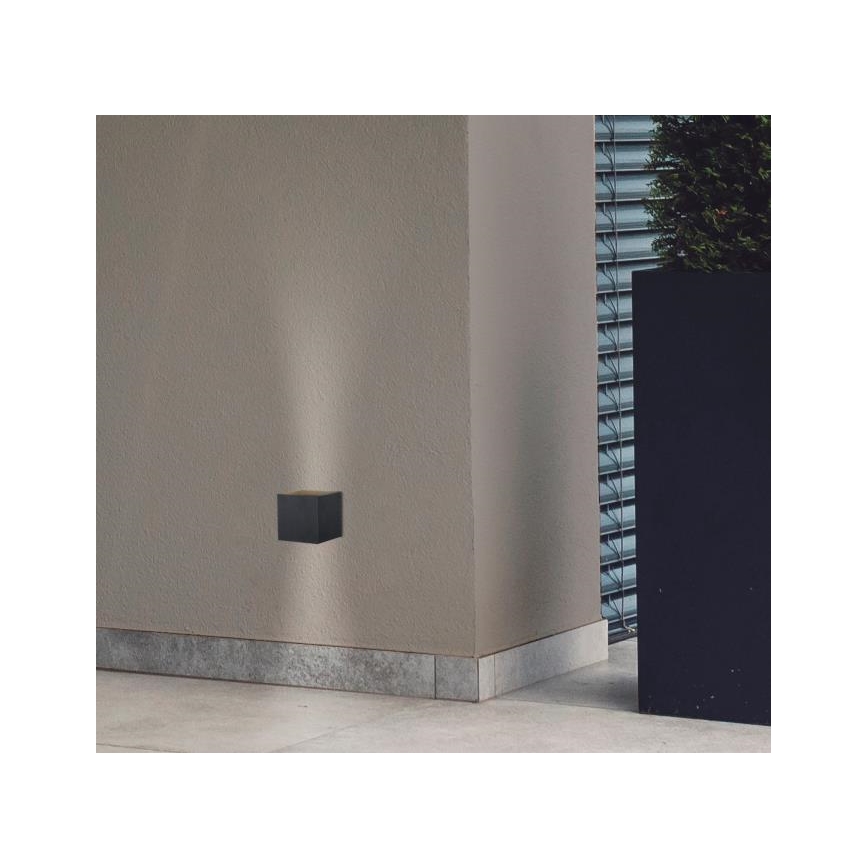Westinghouse 61149 - LED sieninis lauko šviestuvas FREYA 2xLED/4,5W/230V IP44 juoda