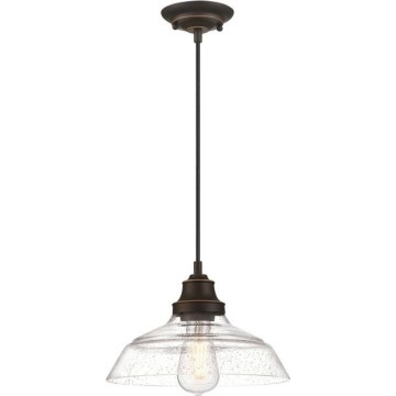 Westinghouse 6116640 - Pakabinamas šviestuvas su laidu IRON HILL 1xE27/60W/230V skersmuo 28 cm