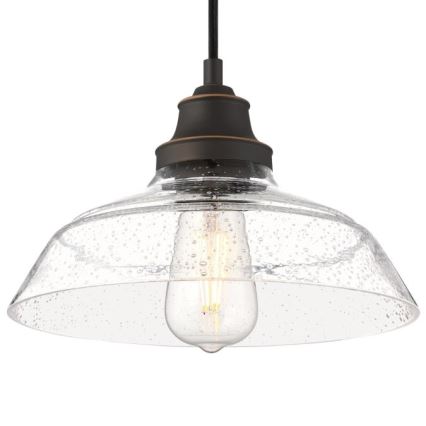 Westinghouse 6116640 - Pakabinamas šviestuvas su laidu IRON HILL 1xE27/60W/230V skersmuo 28 cm