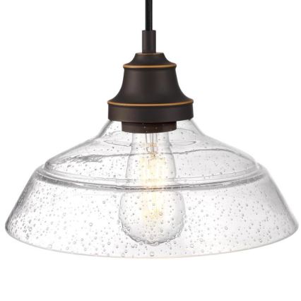 Westinghouse 6116640 - Pakabinamas šviestuvas su laidu IRON HILL 1xE27/60W/230V skersmuo 28 cm