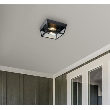 Westinghouse 61219 - Lauko lubinis šviestuvas PETERSON 2xE27/40W/230V IP44