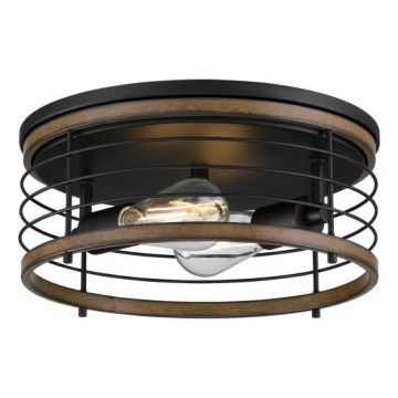 Westinghouse 61250 - Lubinis šviestuvas ACKTON 2xE27/60W/230V barnwood