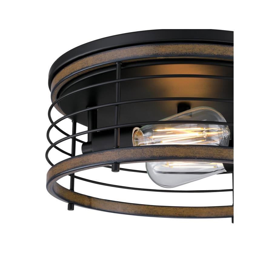 Westinghouse 61250 - Lubinis šviestuvas ACKTON 2xE27/60W/230V barnwood