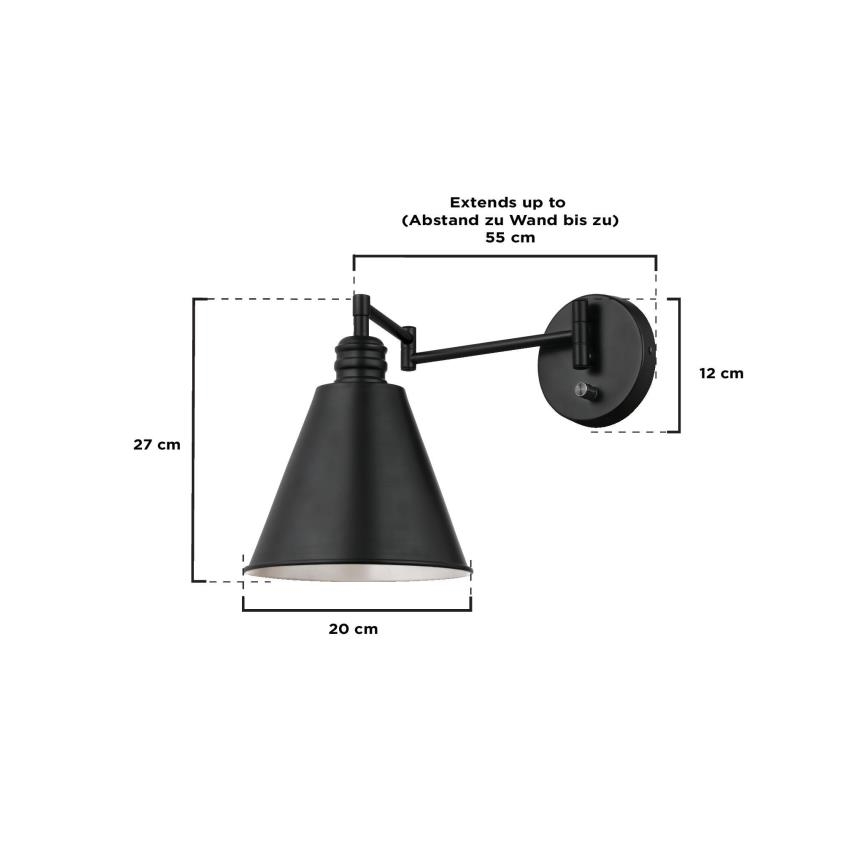 Westinghouse 61254 - Sieninis šviestuvas TROCADERO 1xE27/60W/230V