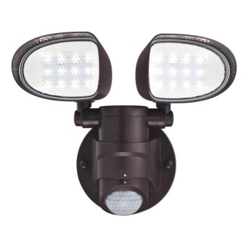 Westinghouse 63643 - LED Lauko prožektorius su jutikliu 2xLED/8,75W/230V IP44