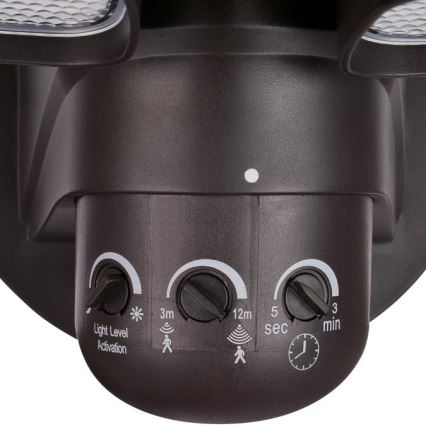 Westinghouse 63643 - LED Lauko prožektorius su jutikliu 2xLED/8,75W/230V IP44