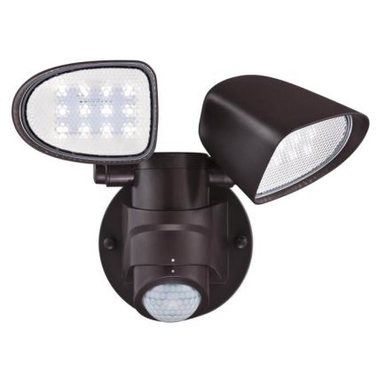 Westinghouse 63643 - LED Lauko prožektorius su jutikliu 2xLED/8,75W/230V IP44