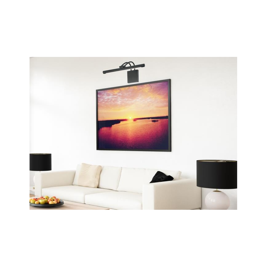 Westinghouse 7501640 - Dimeriuojamas LED paveikslų šviestuvas LED/15W/230V juodas