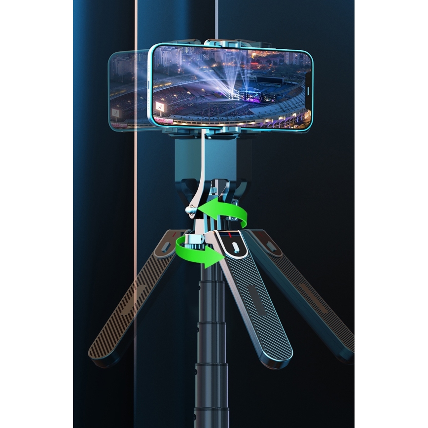 Winner Group - Asmenukių lazda 3in1 su stovu 55 mAh 180 cm juoda
