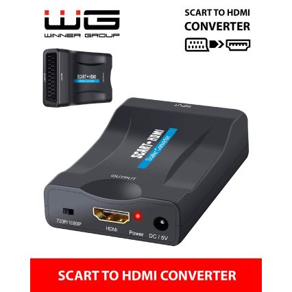 Winner Group - Audio video keitiklis SCART į HDMI