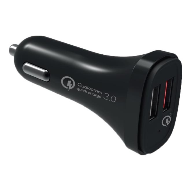Winner Group - Automobilio įkroviklis 2xUSB-A Power Delivery 30W juoda