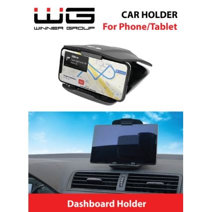 Winner Group - Automobilio telefono laikiklis su siurbtuku juoda