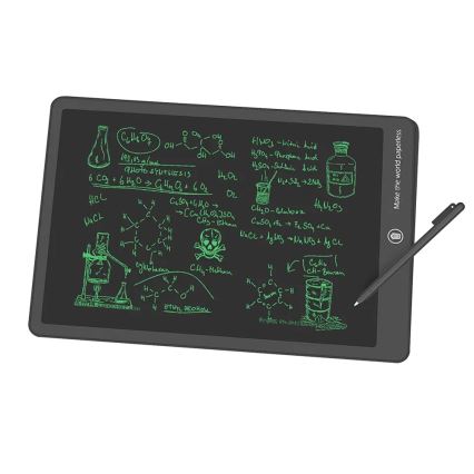 Winner Group - Elektroninė piešimo lenta 15" 1xCR2032 juoda