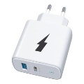 Winner Group - Greito įkrovimo adapteris 1xUSB-C + 1xUSB-A Power Delivery 38W balta