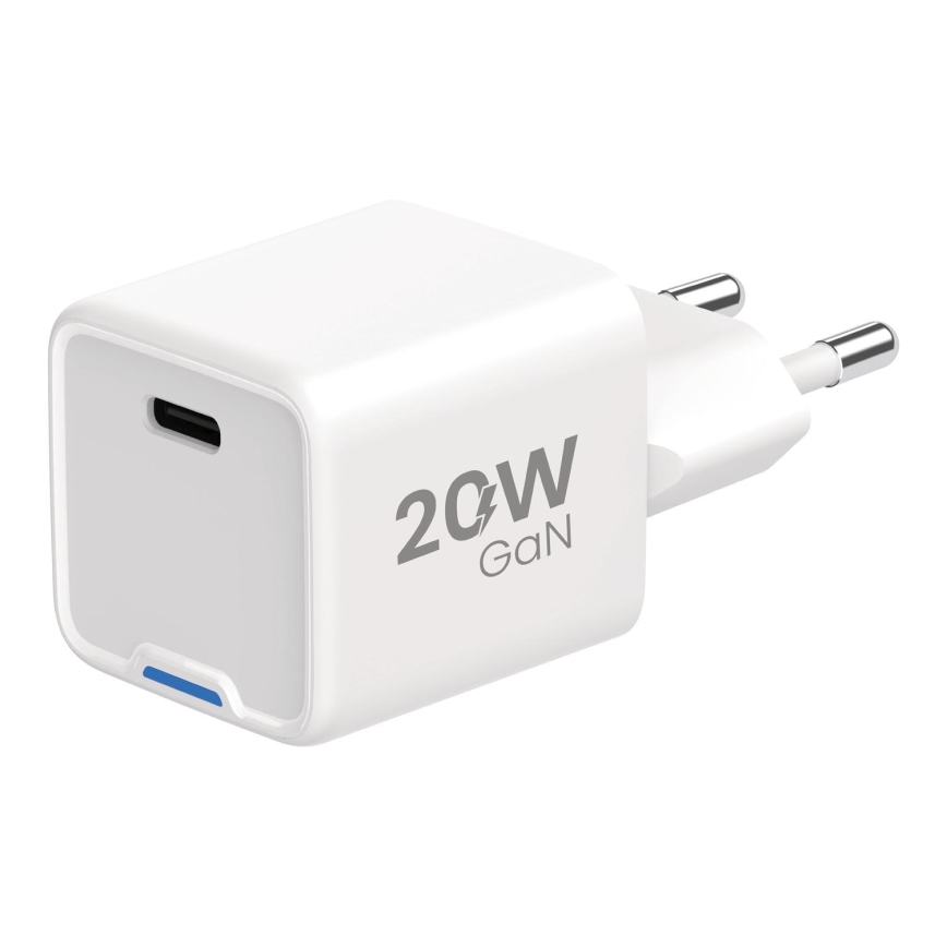 Winner Group - Greito įkrovimo adapteris 1xUSB-C Power Delivery 20W balta