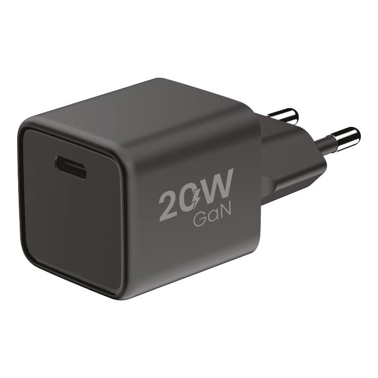 Winner Group - Greito įkrovimo adapteris 1xUSB-C Power Delivery 20W juoda