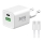 Winner Group - Greito įkrovimo adapteris 2xUSB PD 30W + USB laidas USB-C / USB-C 1m