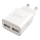 Winner Group - Įkrovimo adapteris 2xUSB-A 12W balta