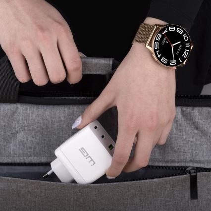 Winner Group - Išmanus laikrodis AirFlex 2 Elegance 280 mAh IP68 auksas
