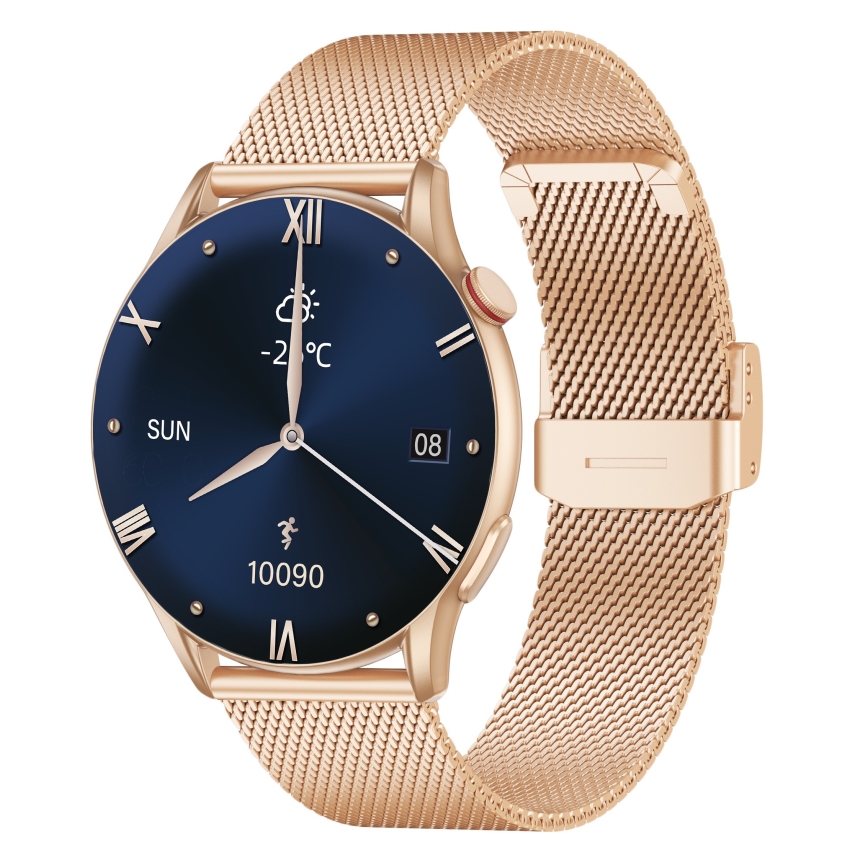 Winner Group - Išmanus laikrodis AirFlex 2 Elegance 280 mAh IP68 auksas