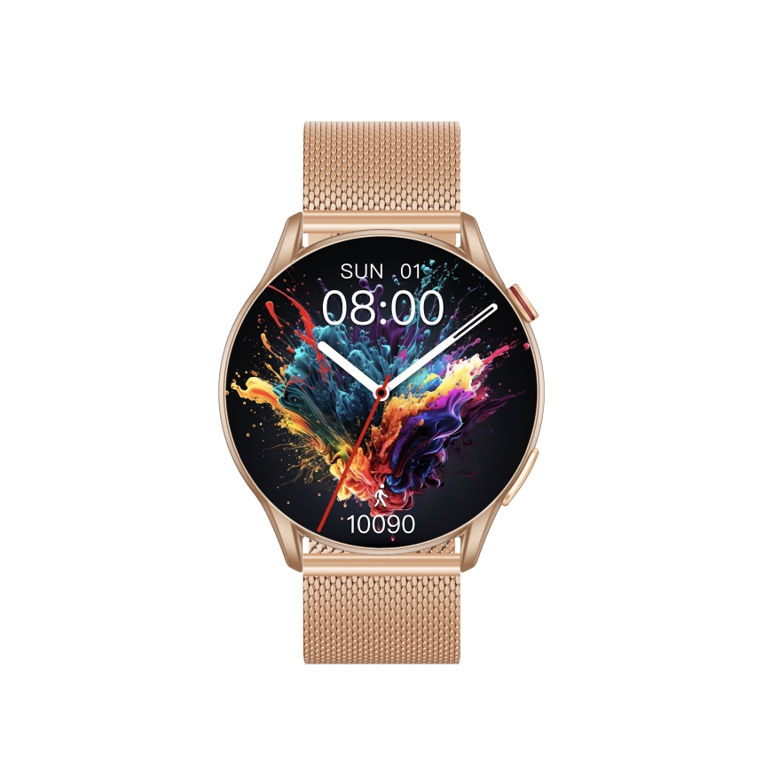 Winner Group - Išmanus laikrodis AirFlex 2 Elegance 280 mAh IP68 auksas