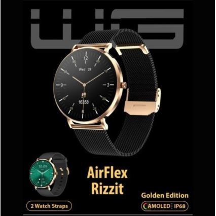 Winner Group - Išmanus laikrodis AirFlex3 Rizz It 200 mAh IP68 auksas