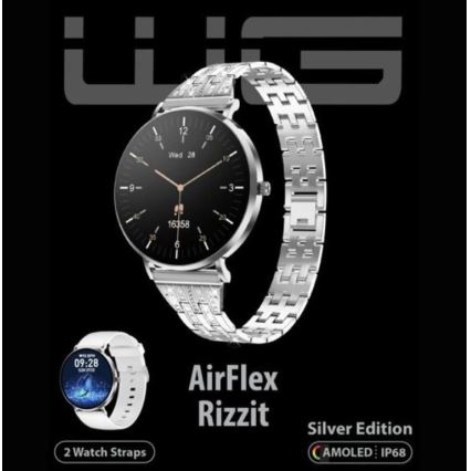 Winner Group - Išmanus laikrodis AirFlex3 Rizz It 200 mAh IP68 sidabras