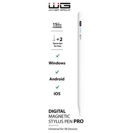 Winner Group - Magnetinis rašiklis balta 100 mAh