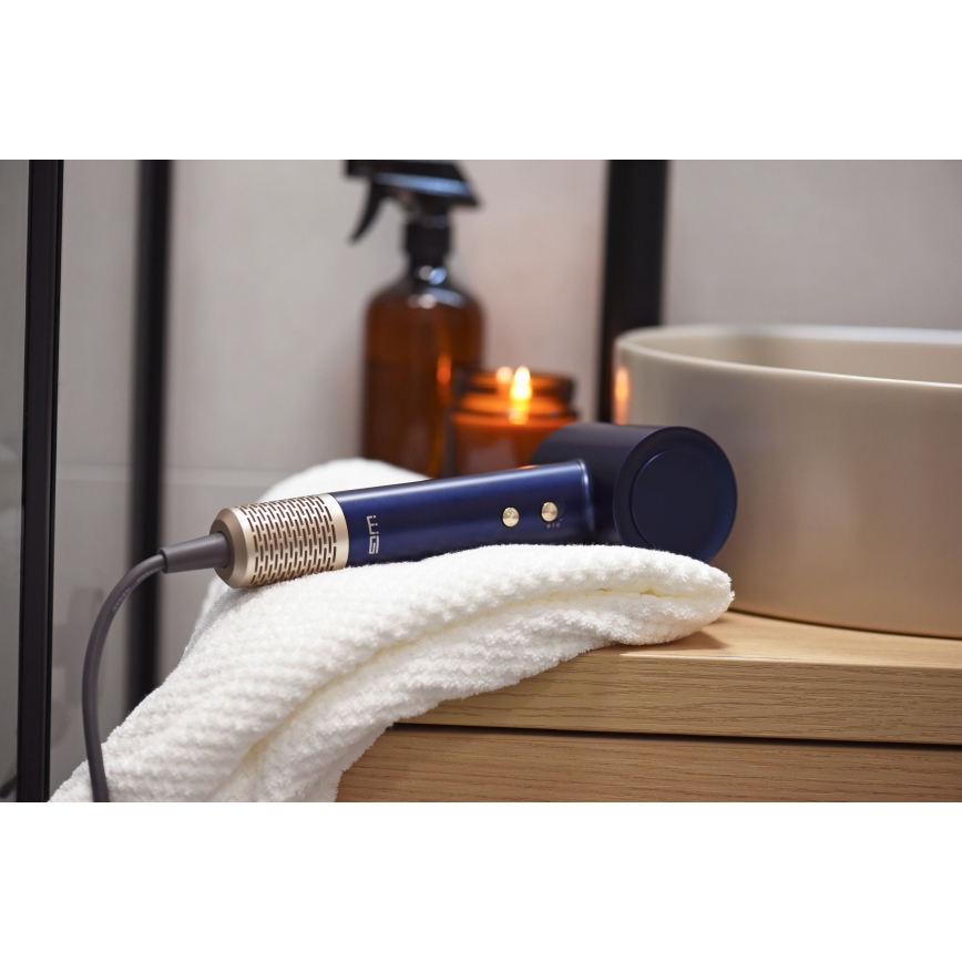 Winner Group - Plaukų džiovintuvas su jonizatoriumi Elegance Air 1600W/230V mėlyna SCHUKO