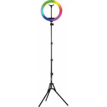 Winner Group - reguliuojama LED RGB grindinė lempa su stoveliu ir laikikliu vlogeriams LED/10W/5V