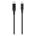 Winner Group - USB kabelis MFI Lightning / USB-C 1m juodas