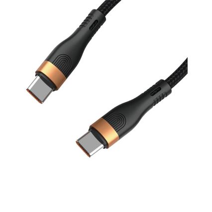Winner Group -USB laidas 3in1 USB-C / Lightning, USB-C ir Micro USB 100W 1,5m juoda