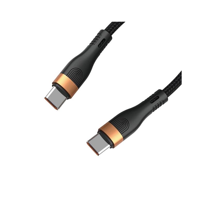 Winner Group -USB laidas 3in1 USB-C / Lightning, USB-C ir Micro USB 100W 1,5m juoda