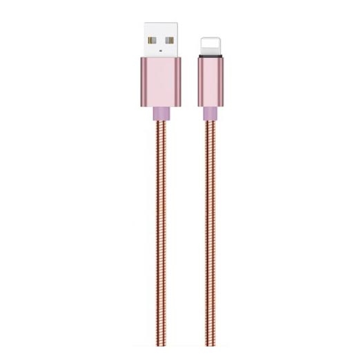 Winner Group - USB laidas Lightning / USB-A 1m rausva