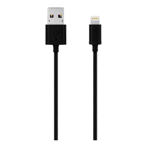 Winner Group - USB laidas MFI Lightning / USB-A 2m juoda