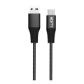 Winner Group - USB laidas USB-C / USB-A 60W 2m juoda