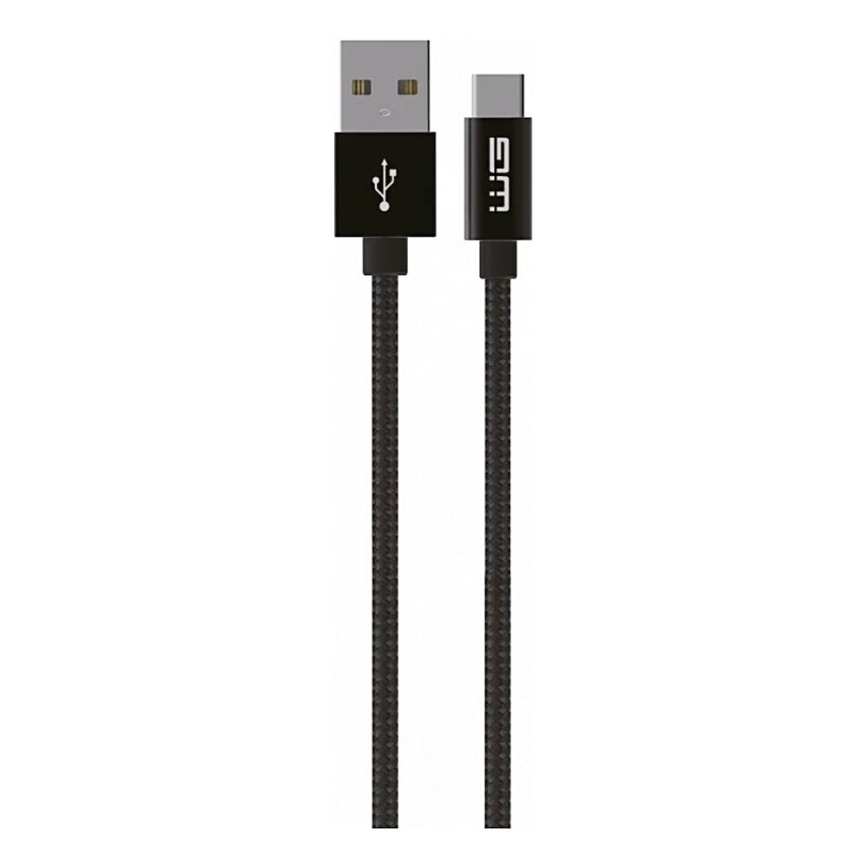 Winner Group - USB laidas USB-C / USB-A 60W 50cm juoda