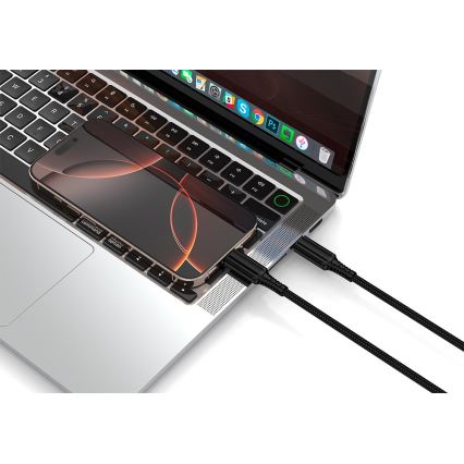 Winner Group - USB laidas USB-C / USB-C 240W 1m juoda