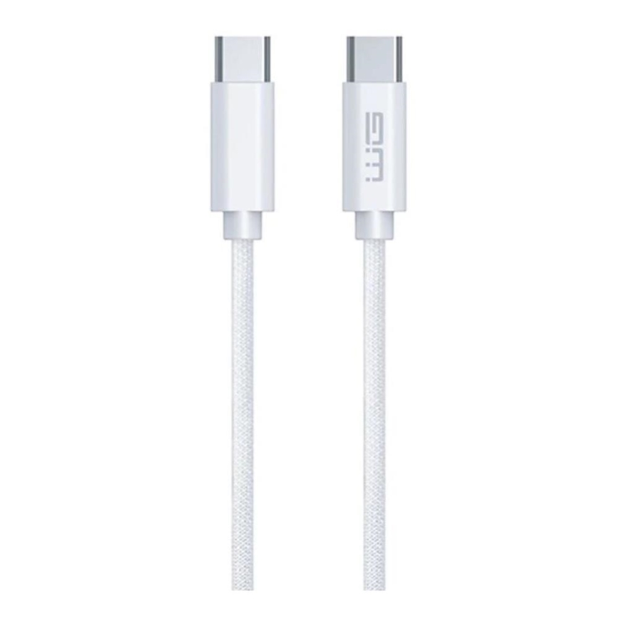 Winner Group - USB laidas USB-C / USB-C 60W 1m balta
