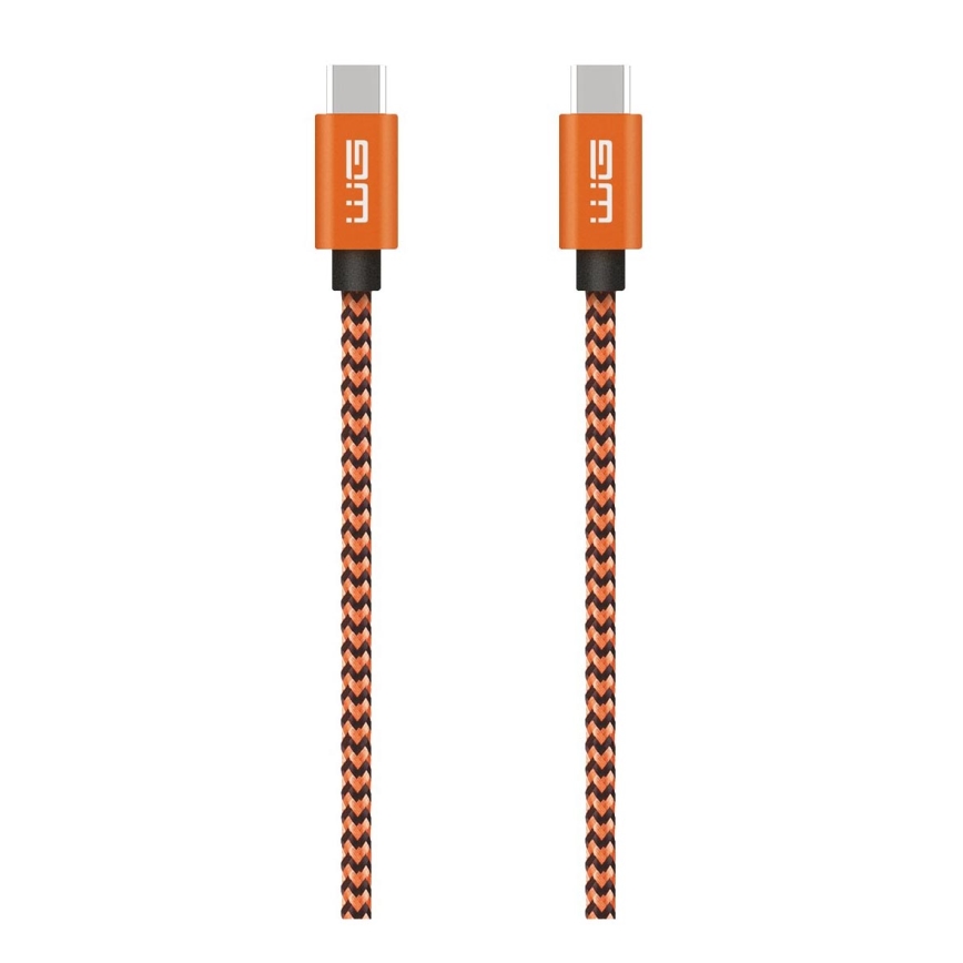 Winner Group - USB laidas USB-C / USB-C 60W 1m oranžinė