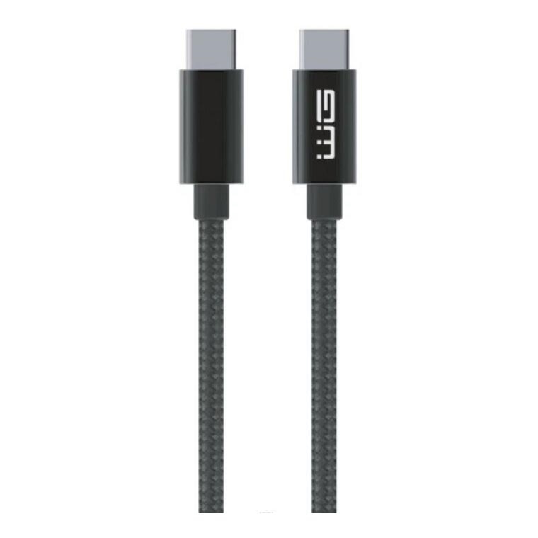Winner Group - USB laidas USB-C / USB-C 60W 20cm juoda