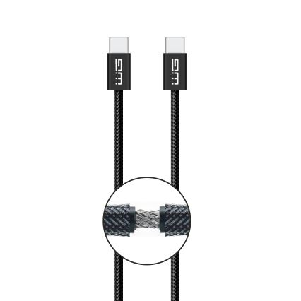 Winner Group - USB laidas USB-C / USB-C 60W 3m juoda